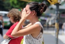 La sensación térmica podría alcanzar hoy los 40° calor