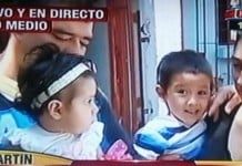 La beba salvada por el bombero ya esta en su casa