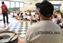La Trasnochada enseñó murga en la escuela 19 de San Martín