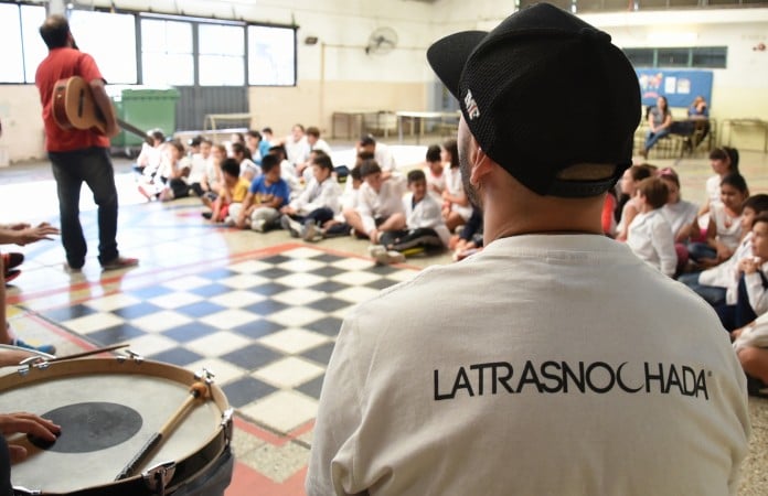 Los alumnos disfrutaron de distintas actividades recreativas y aprendieron los bailes típicos de la murga