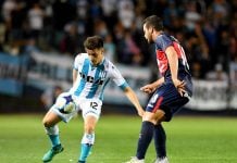 El Matador cayó 1 a 0 con Racing en Avellaneda