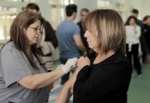 ¿Dónde aplicarse la vacuna gratuita contra la gripe en Pilar?