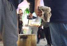 Se realizaron ollas populares en accesos a la zona norte
