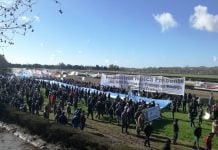 Nueva manifestación en el hipódromo de San Isidro contra el recorte para el turf
