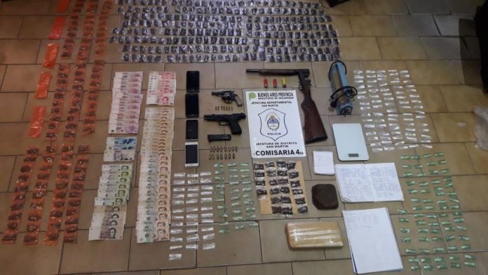 Cayó banda de dealers que operaba en la villa La Cárcova de José León Suárez (1)