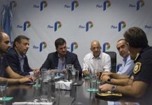 Ducoté se reunió con Burzaco para incorporar herramientas tecnológicas al sistema de seguridad de Pilar