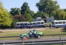 El presidente despidió a su padre en Pilar