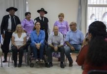 Ducoté estuvo junto a Michetti en una jornada por la inclusión en Pilar