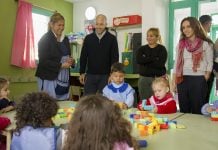 Ducoté presentó la renovación del Centro de Desarrollo Infantil de Lagomarsino