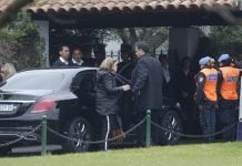 Tras la despedida en el Congreso, trasladaron los restos de De La Rúa al Parque Memorial de Pilar