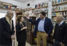 Ducoté y Avelluto visitaron la Biblioteca Popular Mitre en Pilar