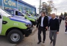 Ducoté y Ritondo entregaron nuevos móviles al Comando Patrulla de Pilar