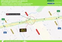 Por obras en el puente Las Magnolias, cierran la calle Chubut en Pilar