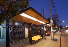 Instalan 200 nuevos refugios de colectivos en Pilar