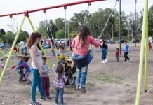 Se inauguró una nueva plaza en Pilar
