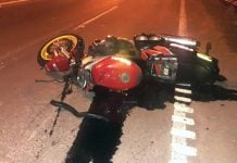 Accidente en Pilar termina con un motociclista gravemente herido