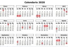Calendario 2020 3