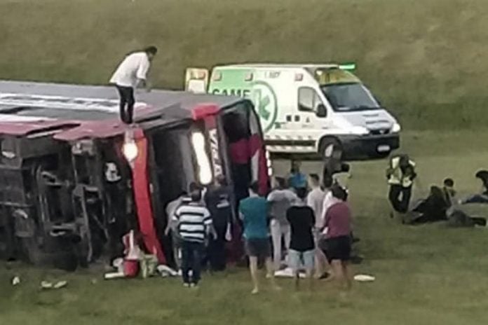 Vuelco Micro Ruta 2 Miramar Pacheco