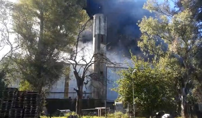 Incendio La Dolce Malvinas