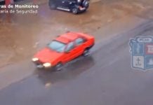Atropelló a una oficial de policía cuando huía en un auto robado y luego fue detenido en Pilar Persecucion Pilar