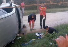 Accidente en Pilar: un conductor volcó con su auto y resultó herido Whatsapp Image 2020 04 11 At 9.32.28 Am