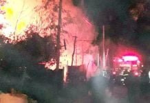 Un incendio consumió dos casas en Pilar Incendio Pilar