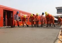 Cierran el paso a nivel de Villa Rosa por obras Obras Paso Nivel