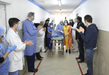 Una mujer de 97 años internada en el Hospital Sanguinetti de Pilar logró vencer al Covid paciente 97 años recuperada