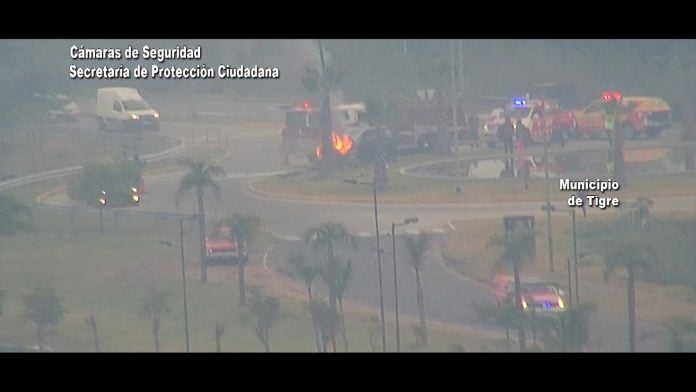 choque-incendio-auto-tigre Choque Incendio Auto Tigre