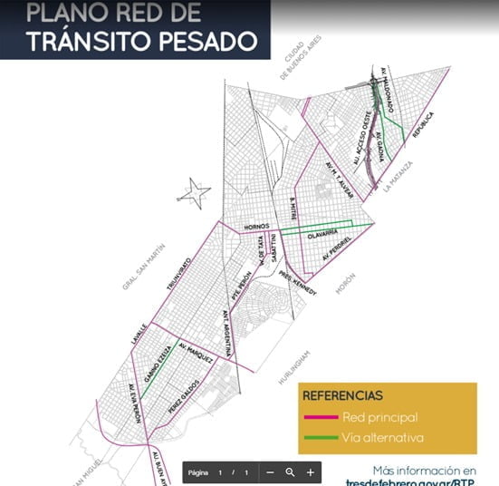 Red De Transito Pesado Tres De Febrero