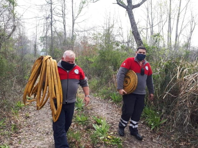 Incendio Delta Parana 4