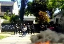 Bronca en Merlo por estafas en una falsa concesionaria de autos: vecinos quemaron gomas Consesionaria Estafa Merlo