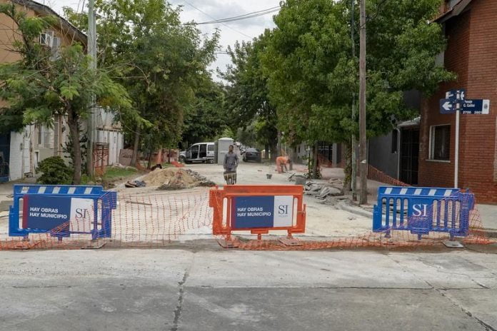 Corte Tránsito Obras Bacheo Martínez