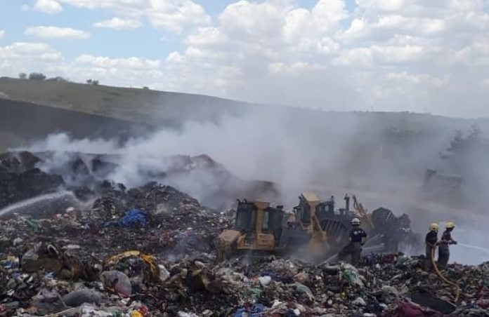 Incendio Planta Recicladora San Martin