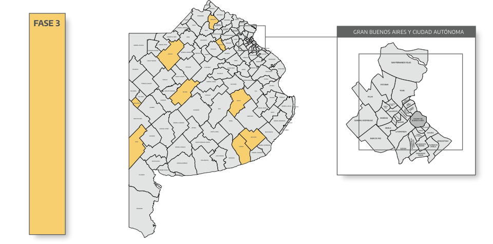 Municipios Fase 3