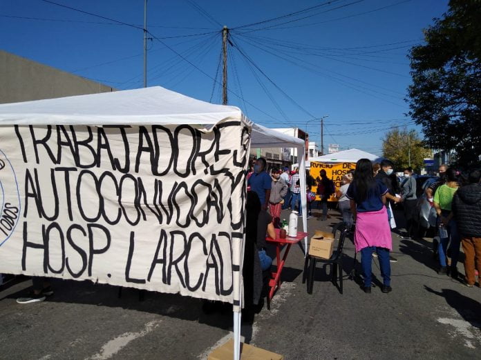 hospital larcade protesta