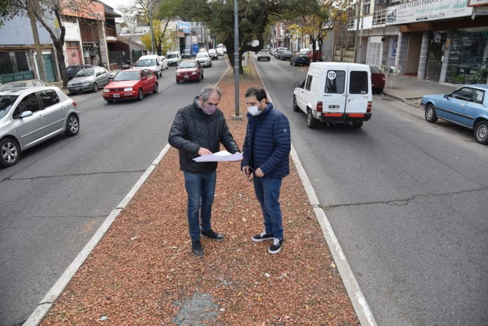 fernando moreira anuncio nuevas obras en la avenida 25 de mayo