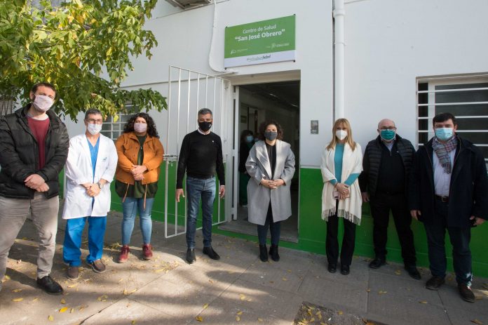 zabaleta y vizzotti recorrieron la ampliacion de un centro de salud en hurlingham
