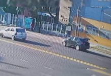 choque san martín conductor mujer fuga