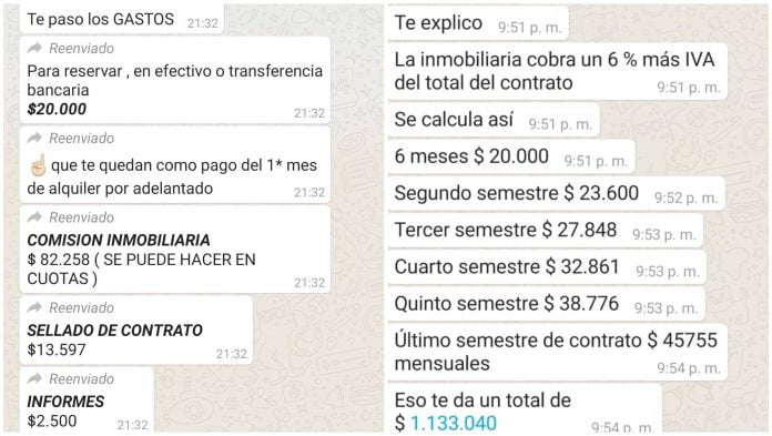inquilino reclamo inmobiliaria la plata