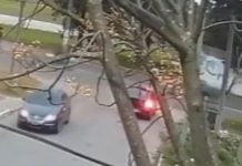 Vídeo: chocó una moto en Merlo y se dio a la fuga choque merlo moto auto