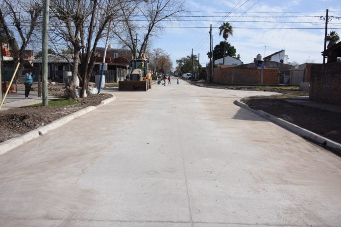malvinas pavimentacion
