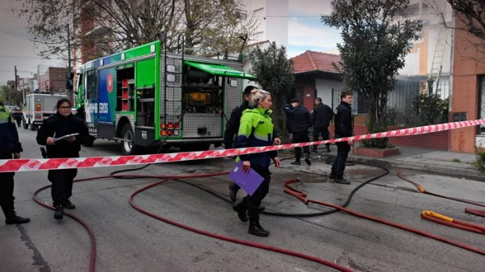 incendio san isidro mujer muerta