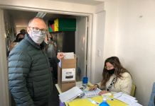 Diego Valenzuela votó y dijo que “la competencia de nuestra interna va a fortalecer al frente” valenzuela voto