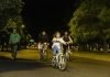 paseo bicicletas nocturno
