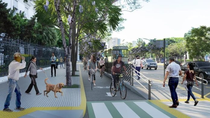 avenida libertador obra calle vicente lopez retiro