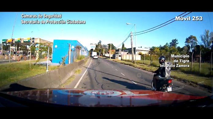 detenido moto robada tigre