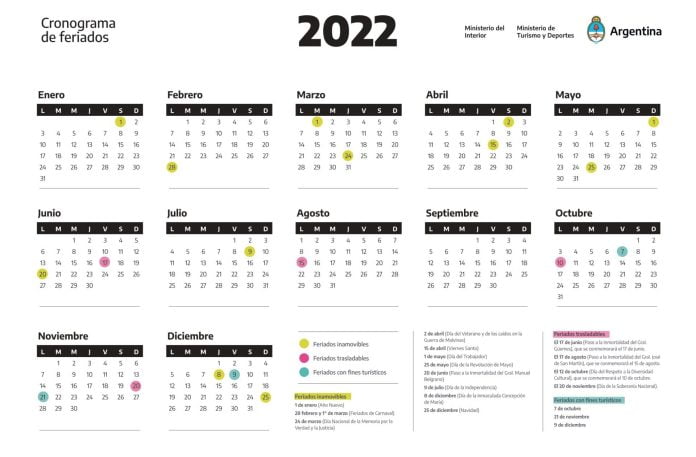 feriados 2022