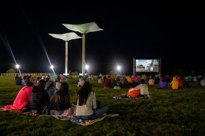 cine aire libre paseo costa vicente lópez
