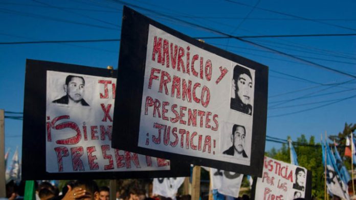 masacre carcova franco mauricio marcha